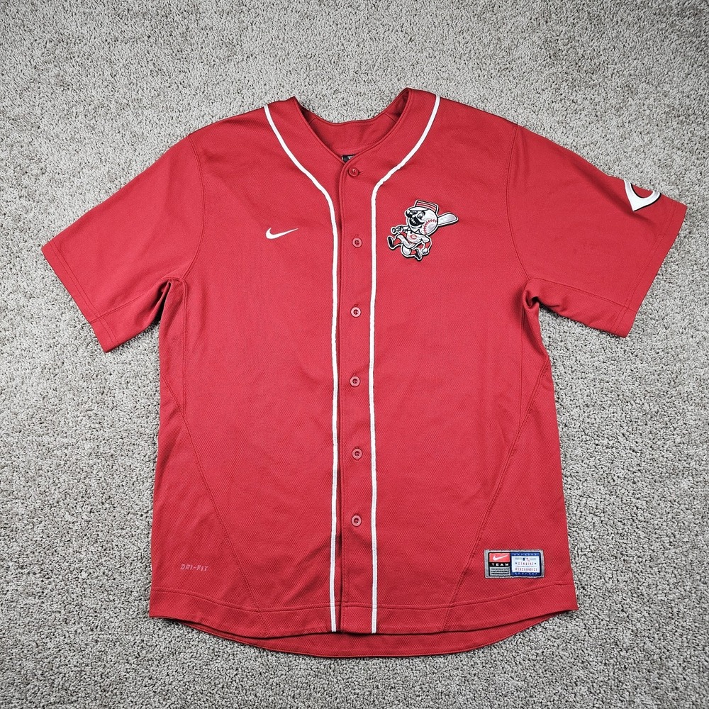 Cincinnati Reds Joey Votto Jersey Mens Large #19 MLB Baseball Red